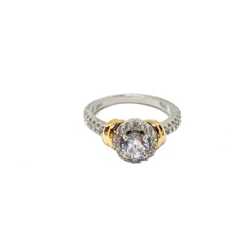 ANILLO ORO PLATA