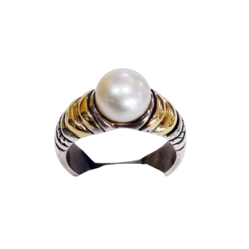 ANILLO ORO PLATA